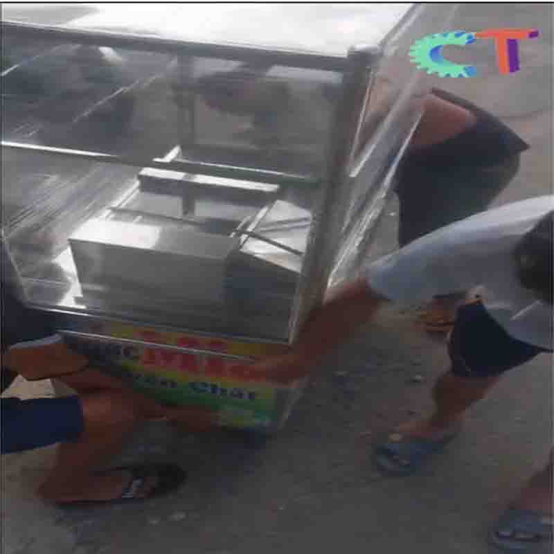 Giao Hàng Xe Nước Mía LB750K Ép 1 Lần 2 Cây Cho Khách Hàng Tại Thủ Thừa, Tây Ninh giao hang xe nuoc mia lb750k tay ninh